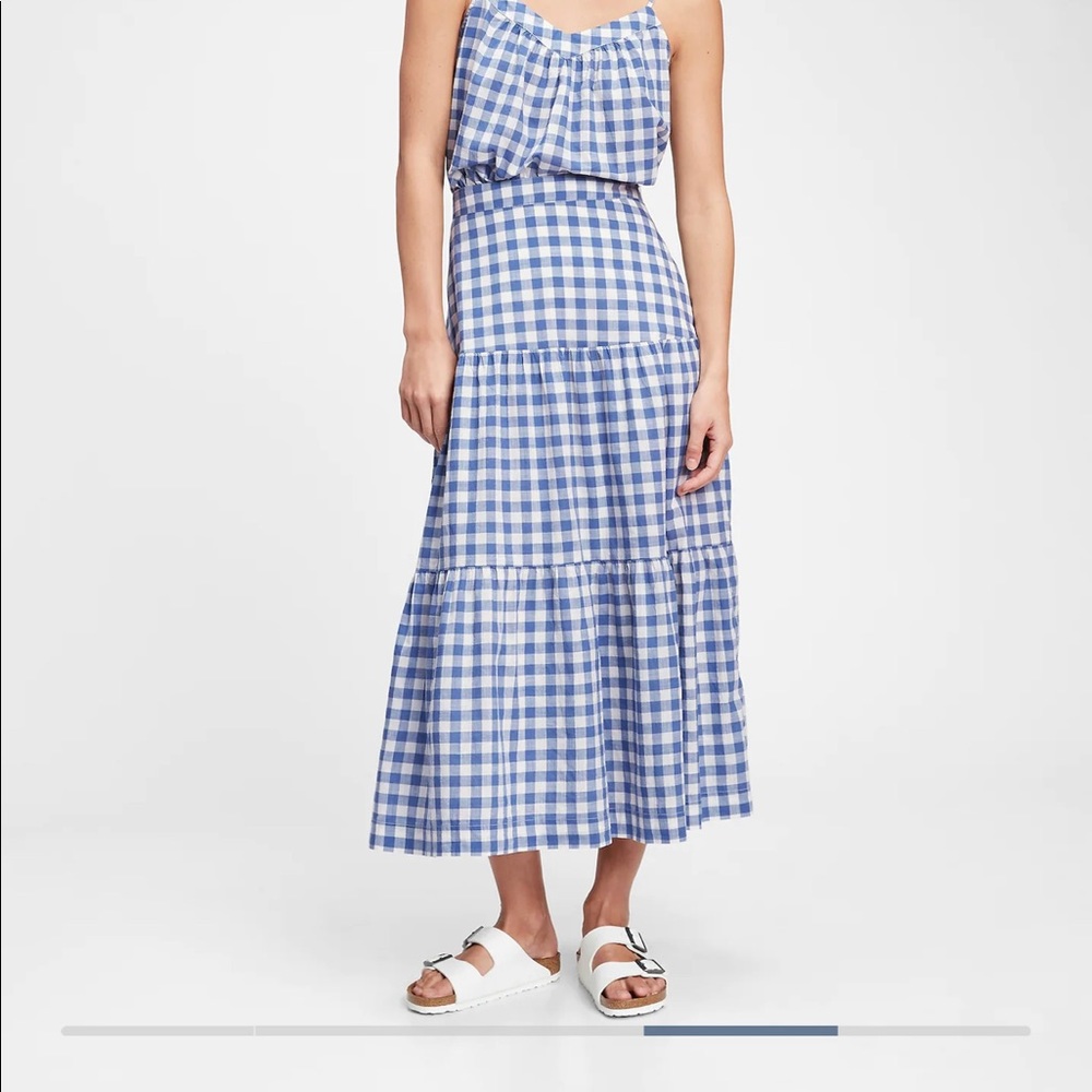 Gap gingham skirt